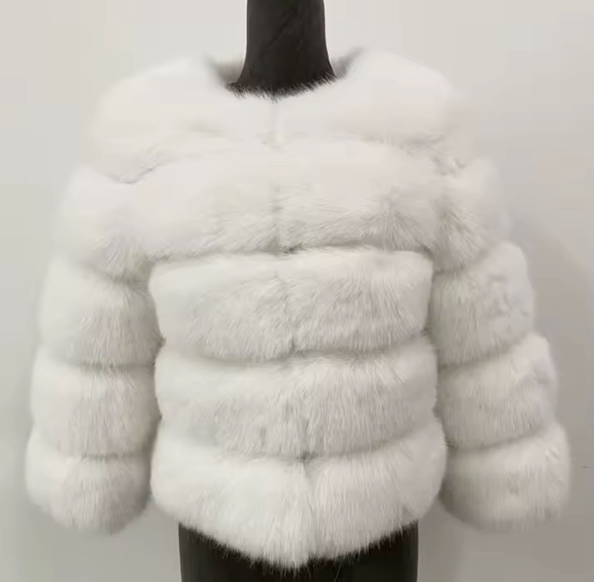Faux fur coat