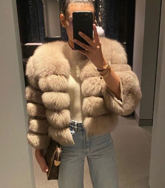 Faux fur coat